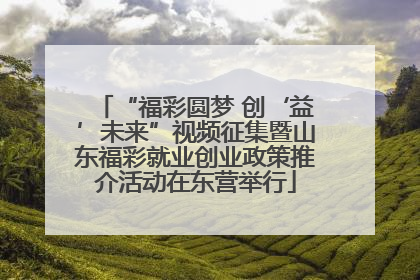 “福彩圆梦 创‘益’未来”视频征集暨山东福彩就业创业政策推介活动在东营举行