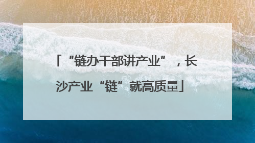 “链办干部讲产业”，长沙产业“链”就高质量