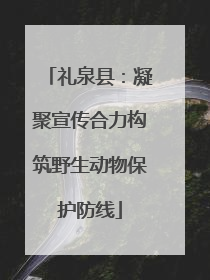 礼泉县：凝聚宣传合力构筑野生动物保护防线