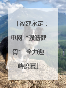 福建永定：电网“强筋健骨” 全力迎峰度夏