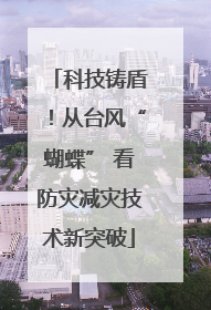 科技铸盾！从台风“蝴蝶” 看防灾减灾技术新突破