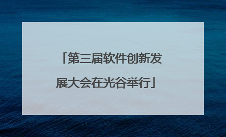 第三届软件创新发展大会在光谷举行