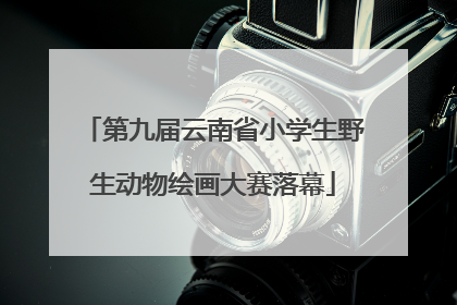 第九届云南省小学生野生动物绘画大赛落幕