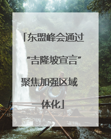 东盟峰会通过“吉隆坡宣言” 聚焦加强区域一体化