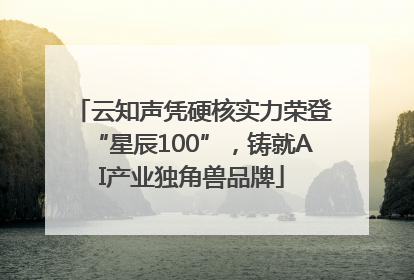 云知声凭硬核实力荣登“星辰100”，铸就AI产业独角兽品牌