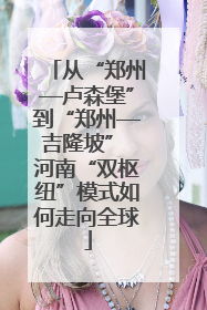 从“郑州—卢森堡”到“郑州—吉隆坡” 河南“双枢纽”模式如何走向全球