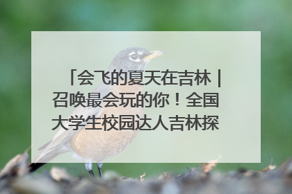 会飞的夏天在吉林｜召唤最会玩的你！全国大学生校园达人吉林探线活动招募中