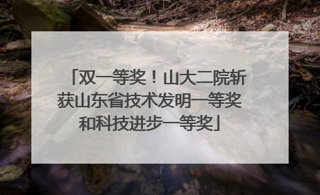 双一等奖！山大二院斩获山东省技术发明一等奖和科技进步一等奖