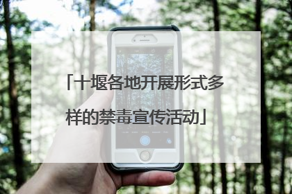 十堰各地开展形式多样的禁毒宣传活动