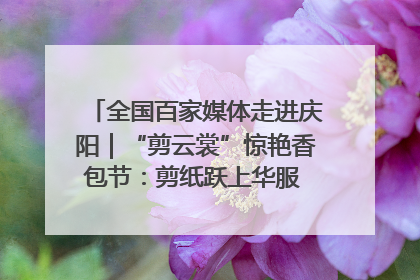 全国百家媒体走进庆阳｜“剪云裳”惊艳香包节：剪纸跃上华服 非遗焕发新彩