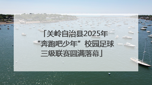 关岭自治县2025年“奔跑吧少年”校园足球三级联赛圆满落幕
