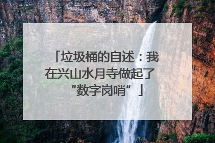 垃圾桶的自述：我在兴山水月寺做起了“数字岗哨”