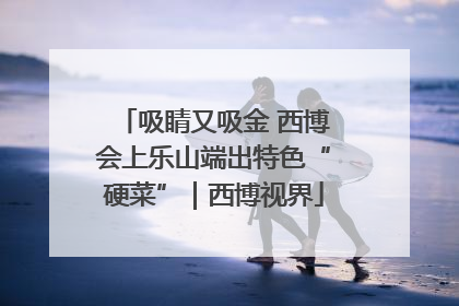吸睛又吸金 西博会上乐山端出特色“硬菜”｜西博视界