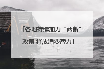 各地持续加力“两新”政策 释放消费潜力