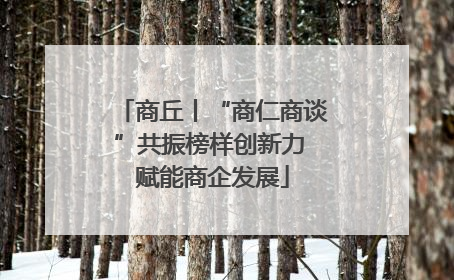 商丘丨“商仁商谈”共振榜样创新力 赋能商企发展
