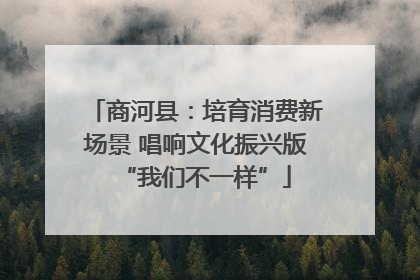 商河县：培育消费新场景 唱响文化振兴版“我们不一样”