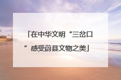 在中华文明“三岔口”感受蔚县文物之美