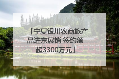宁夏银川农商旅产品进京展销 签约额超3300万元