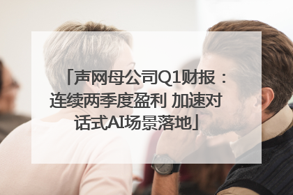 声网母公司Q1财报：连续两季度盈利 加速对话式AI场景落地