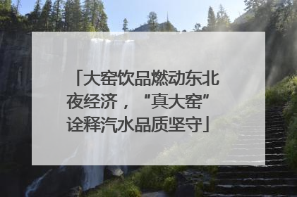 大窑饮品燃动东北夜经济，“真大窑”诠释汽水品质坚守