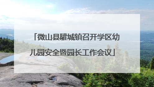 微山县驩城镇召开学区幼儿园安全暨园长工作会议