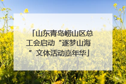 山东青岛崂山区总工会启动“逐梦山海”文体活动嘉年华
