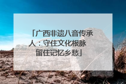 广西非遗八音传承人：守住文化根脉 留住记忆乡愁