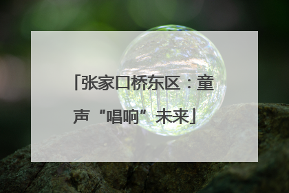 张家口桥东区：童声“唱响”未来