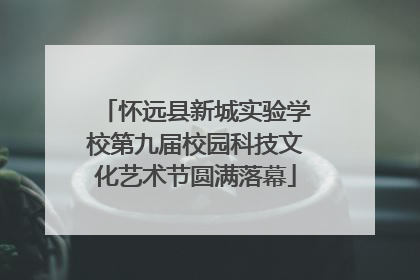 怀远县新城实验学校第九届校园科技文化艺术节圆满落幕