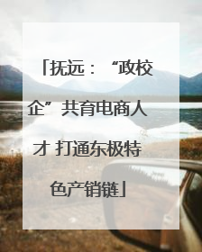 抚远：“政校企”共育电商人才 打通东极特色产销链