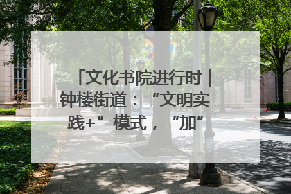 文化书院进行时｜钟楼街道：“文明实践+”模式，“加”出百姓幸福感