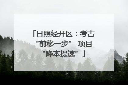 日照经开区：考古“前移一步” 项目“降本提速”