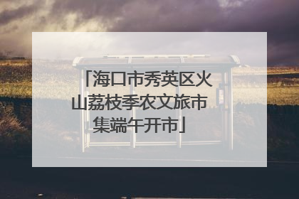 海口市秀英区火山荔枝季农文旅市集端午开市