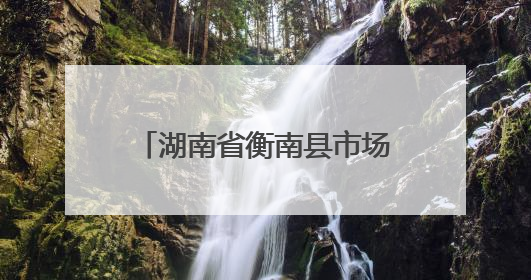 湖南省衡南县市场监管局：政务服务“加速度” 消费维权“暖民心”