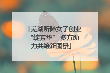 芜湖听障女子创业“绽芳华” 多方助力共绘新图景