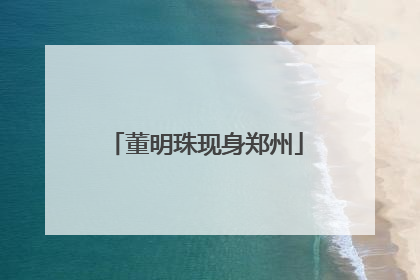 董明珠现身郑州