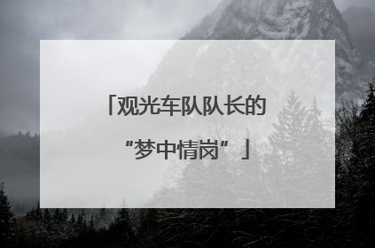 观光车队队长的“梦中情岗”