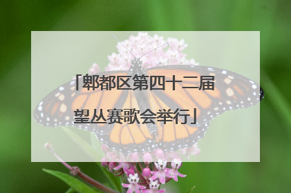 郫都区第四十二届望丛赛歌会举行