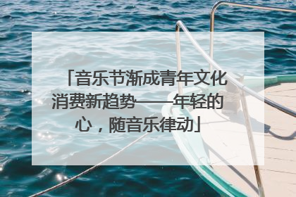 音乐节渐成青年文化消费新趋势——年轻的心，随音乐律动