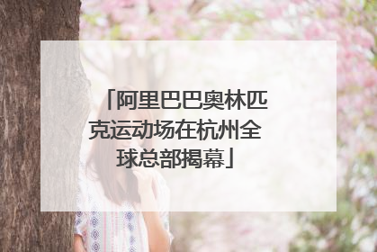阿里巴巴奥林匹克运动场在杭州全球总部揭幕