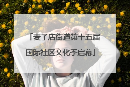 麦子店街道第十五届国际社区文化季启幕