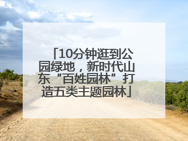 10分钟逛到公园绿地，新时代山东“百姓园林”打造五类主题园林