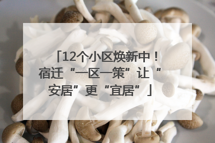 12个小区焕新中！宿迁“一区一策”让“安居”更“宜居”