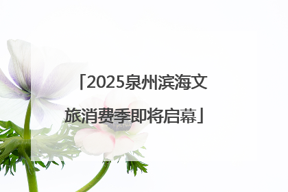 2025泉州滨海文旅消费季即将启幕