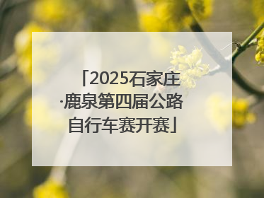 2025石家庄·鹿泉第四届公路自行车赛开赛